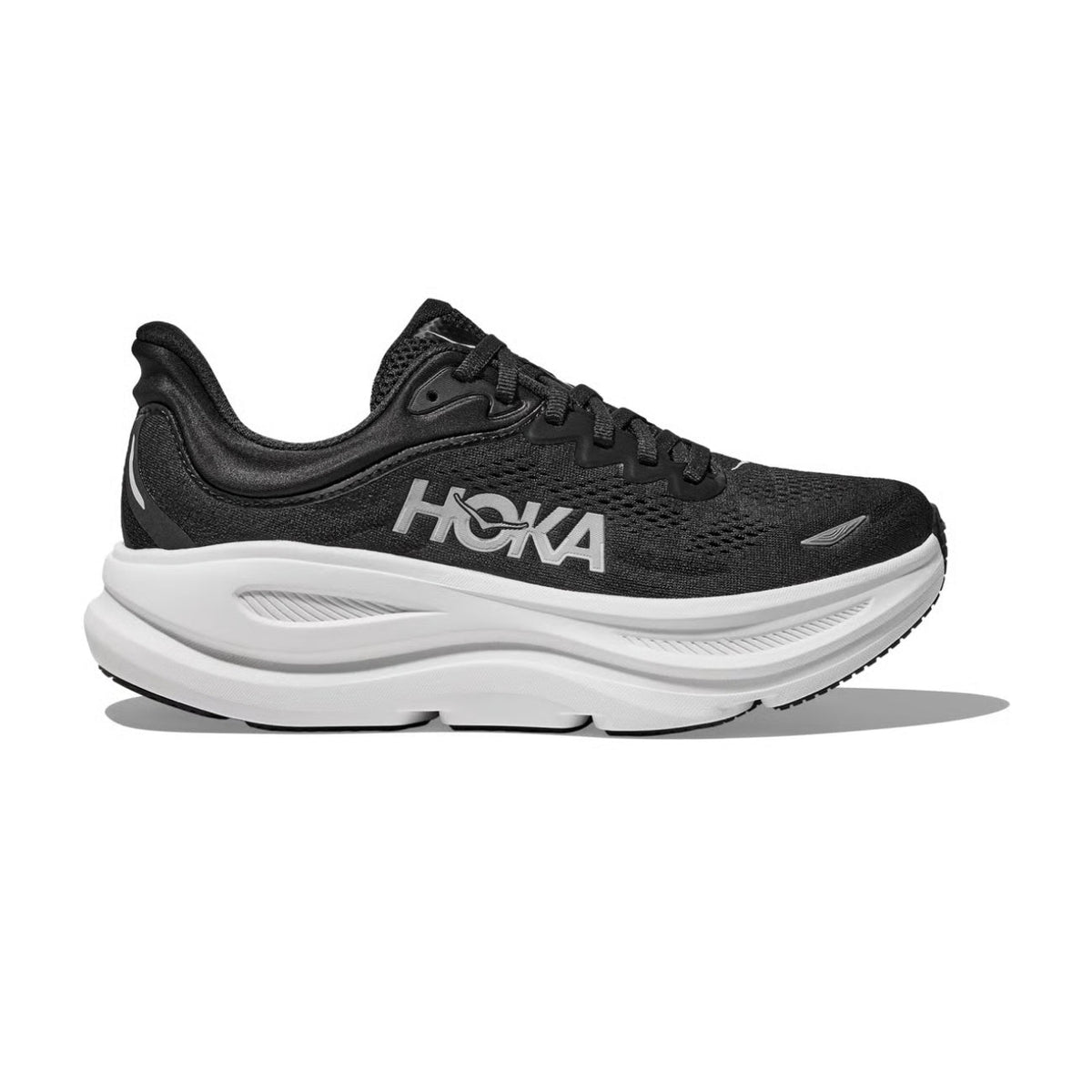 HOKA BONDI 9 - BLACK/WHITE