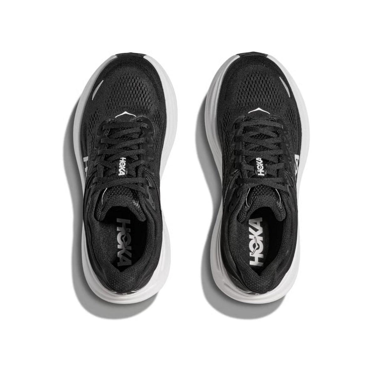 HOKA BONDI 9 - BLACK/WHITE
